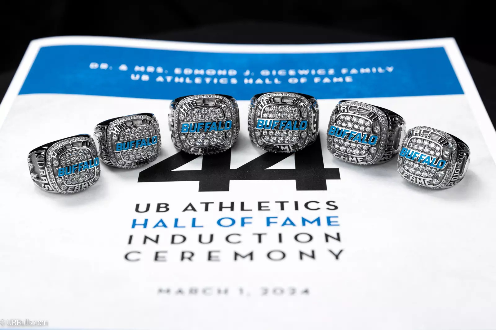 2024 UB Athletics Hall of Fame Inductee Rings