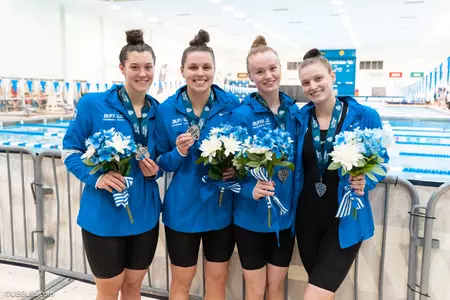 800 Free Relay Silver Medalists