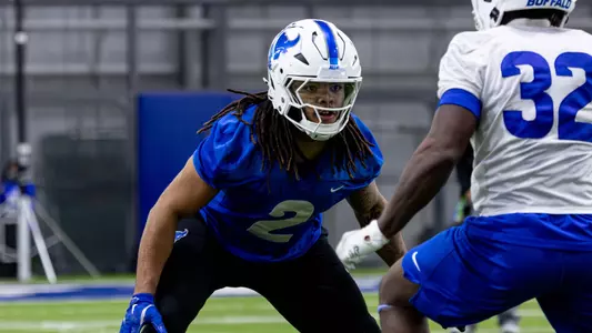 Red Murdock at UB Football practice