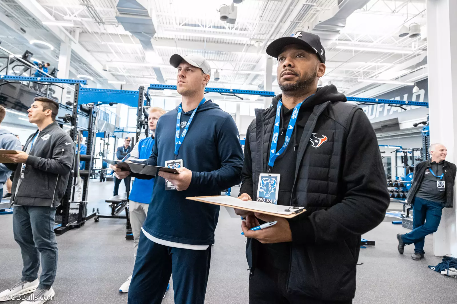 2025 UB Football NFL PRO DAY at Murchie Fieldhouse