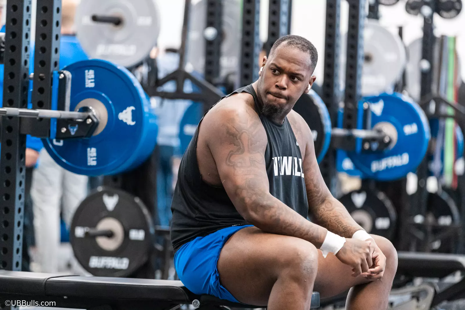 2025 UB Football NFL PRO DAY at Murchie Fieldhouse