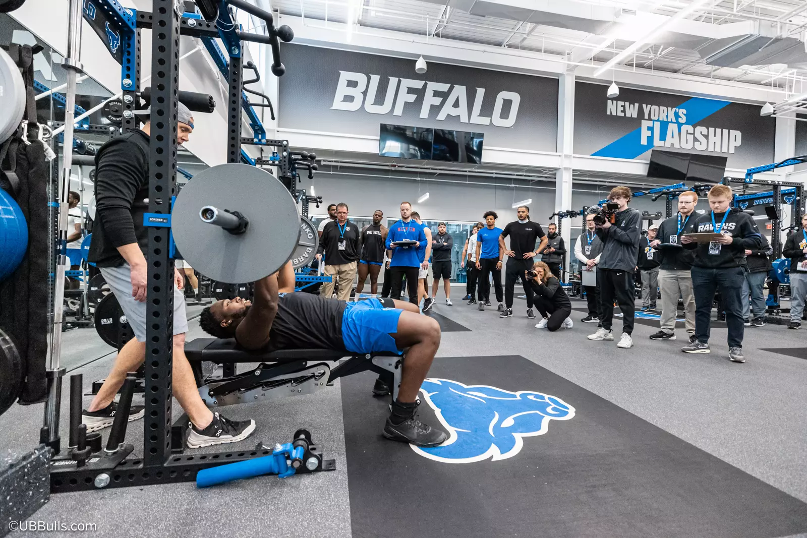 2025 UB Football NFL PRO DAY at Murchie Fieldhouse