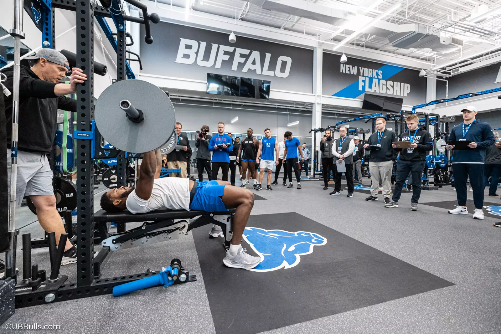2025 UB Football NFL PRO DAY at Murchie Fieldhouse