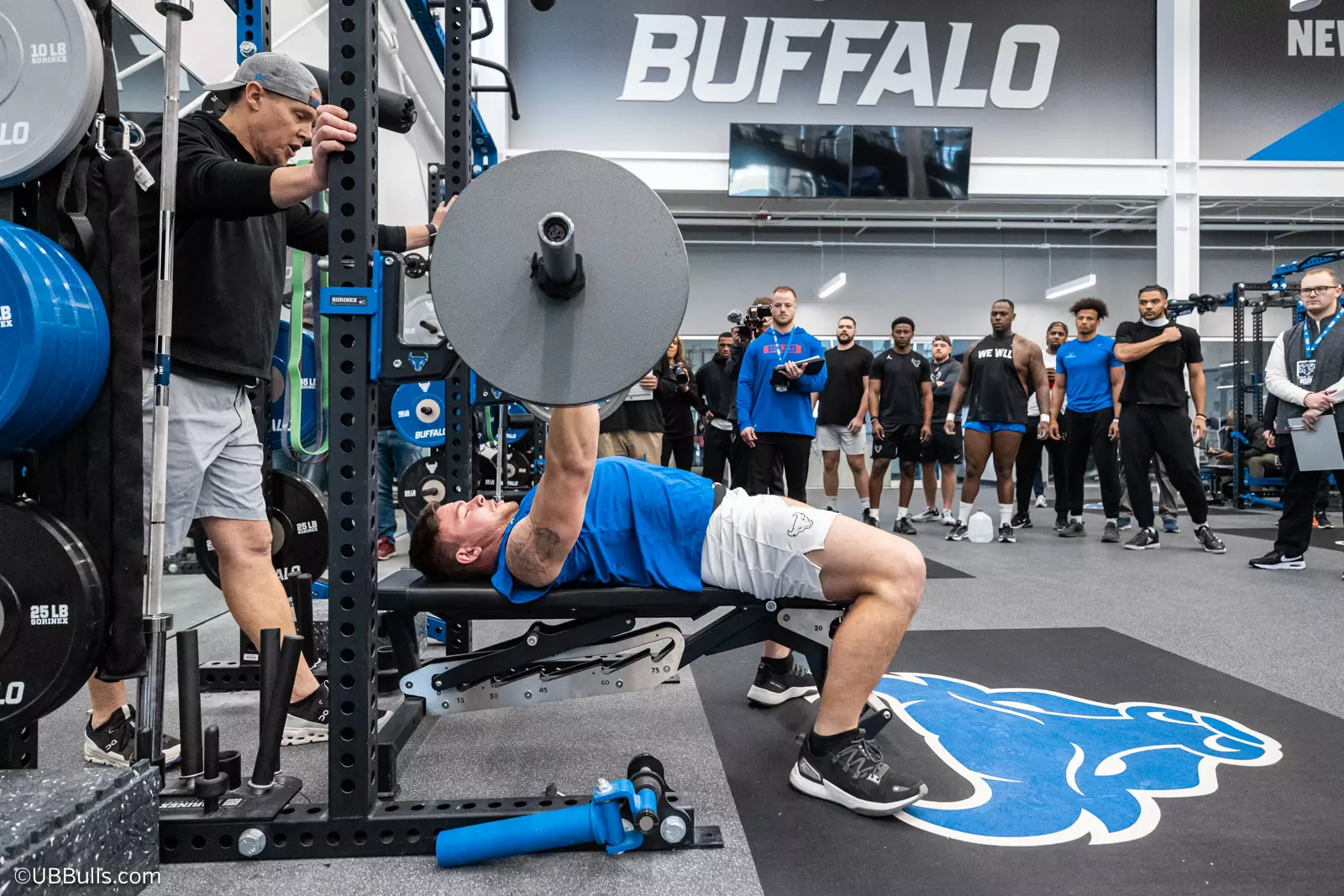2025 UB Football NFL PRO DAY at Murchie Fieldhouse