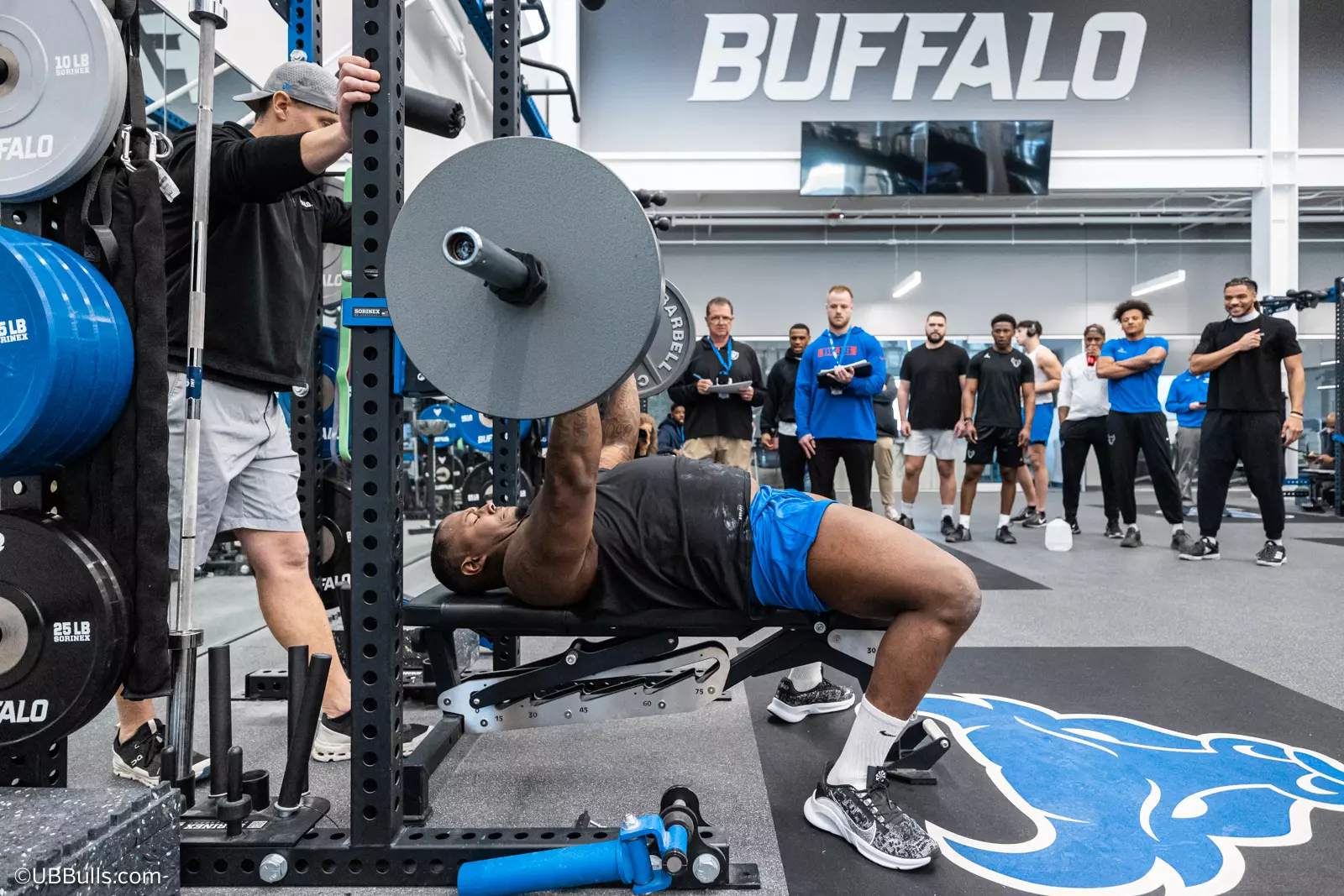 2025 UB Football NFL PRO DAY at Murchie Fieldhouse