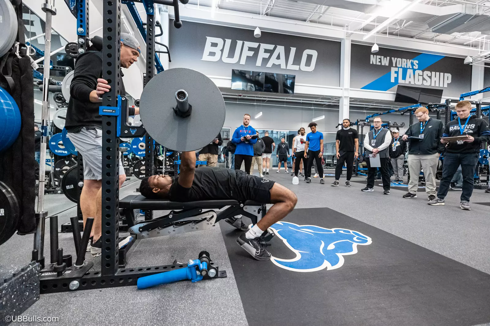 2025 UB Football NFL PRO DAY at Murchie Fieldhouse