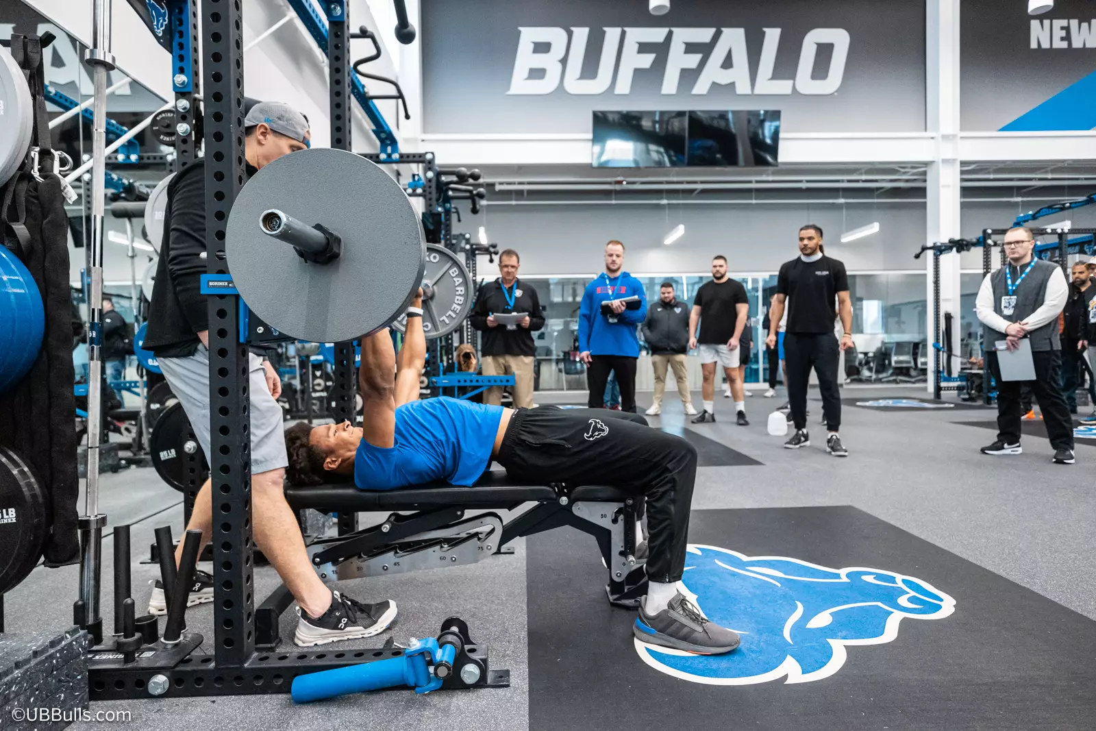 2025 UB Football NFL PRO DAY at Murchie Fieldhouse