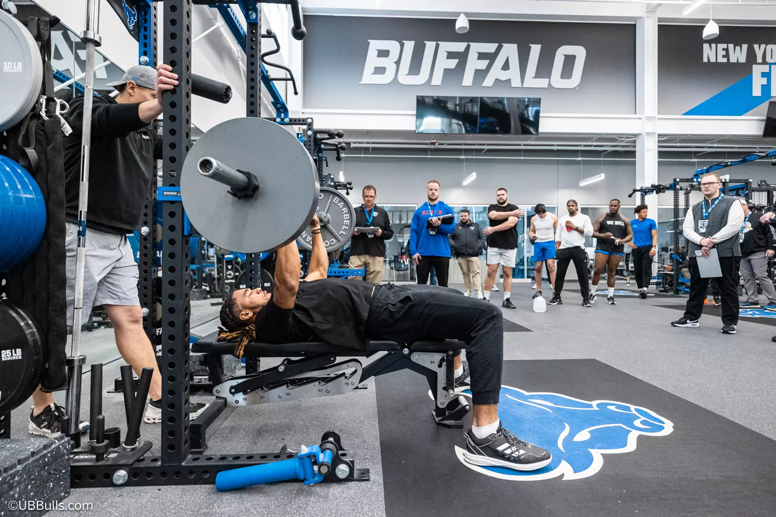 2025 UB Football NFL PRO DAY at Murchie Fieldhouse