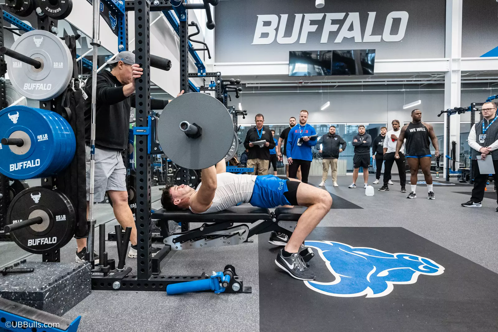 2025 UB Football NFL PRO DAY at Murchie Fieldhouse