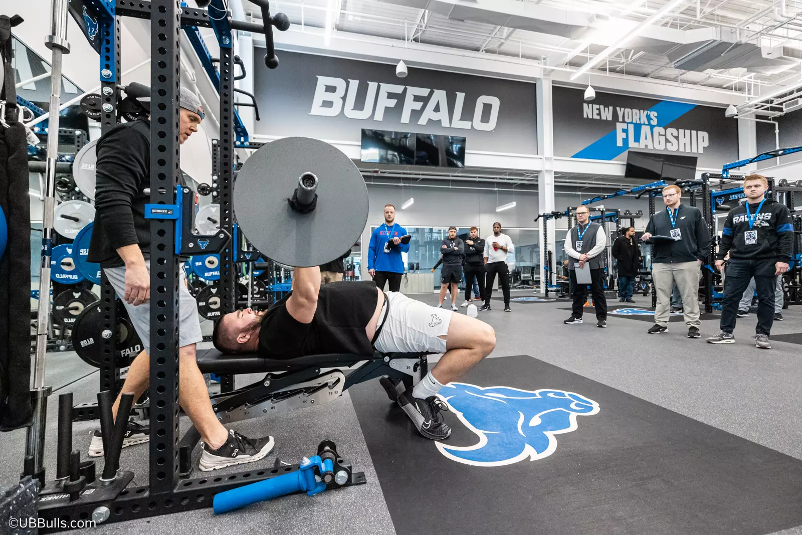 2025 UB Football NFL PRO DAY at Murchie Fieldhouse