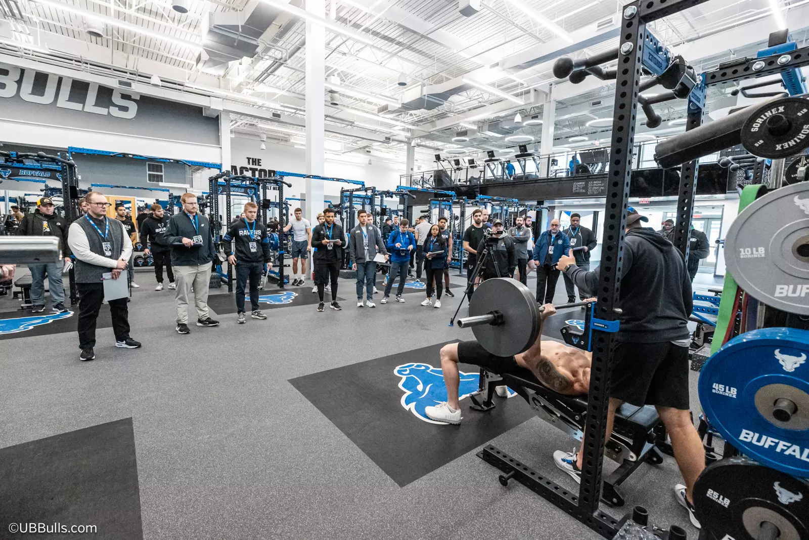 2025 UB Football NFL PRO DAY at Murchie Fieldhouse