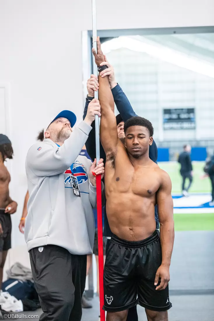 2025 UB Football NFL PRO DAY at Murchie Fieldhouse