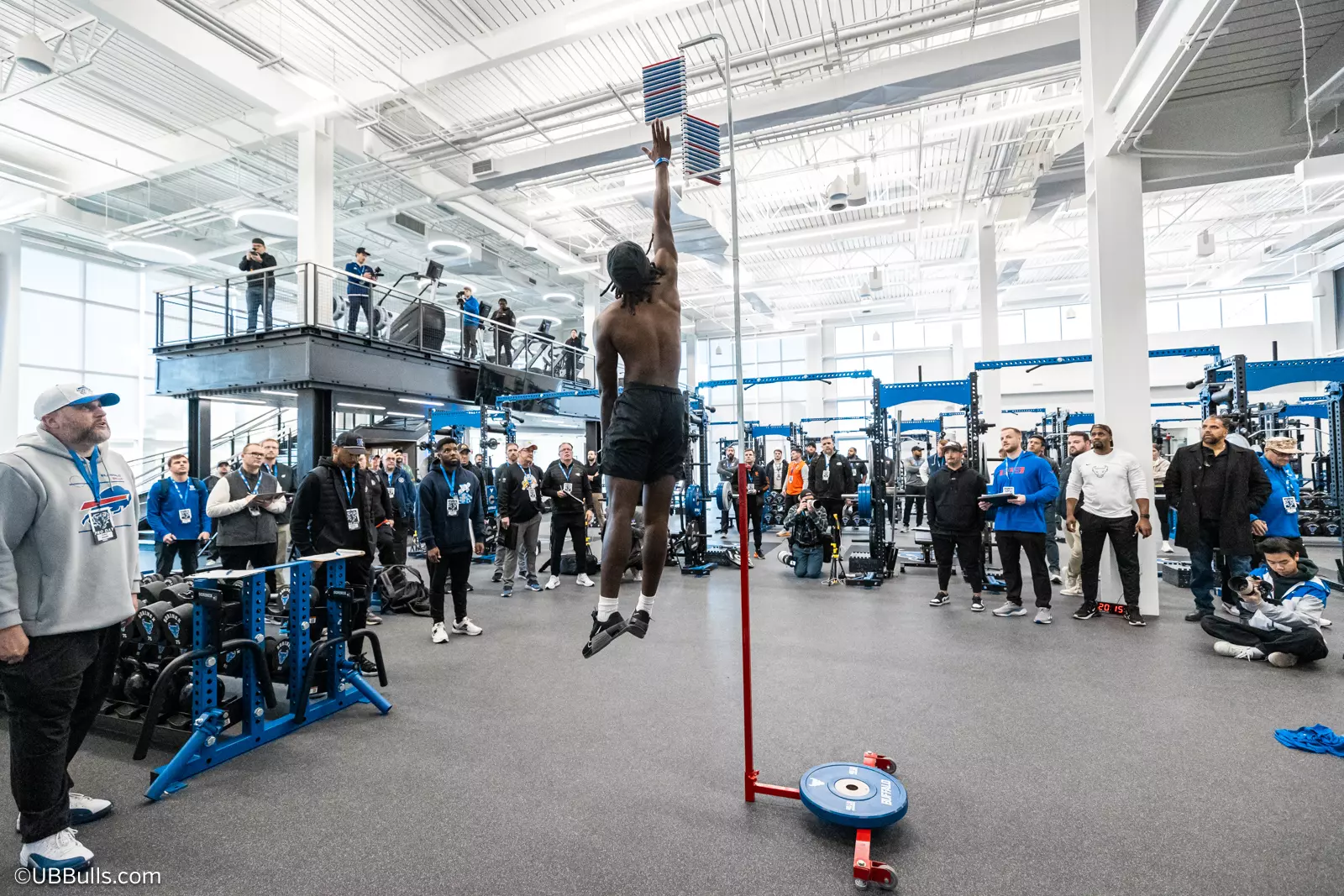 2025 UB Football NFL PRO DAY at Murchie Fieldhouse