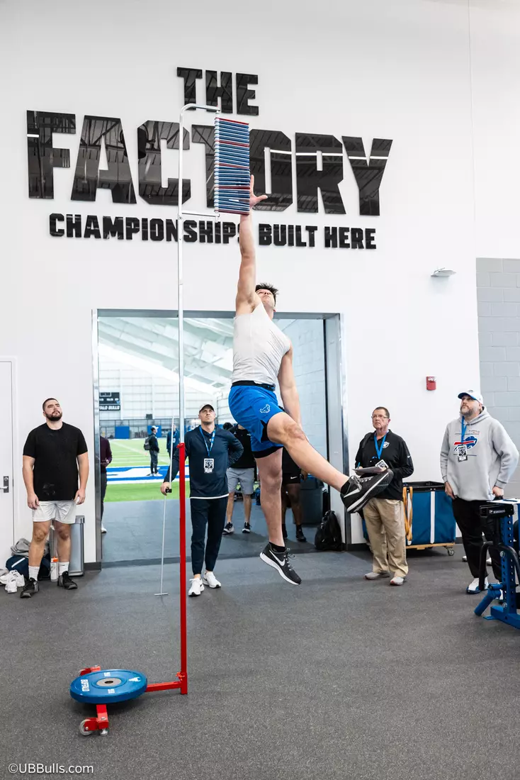 2025 UB Football NFL PRO DAY at Murchie Fieldhouse