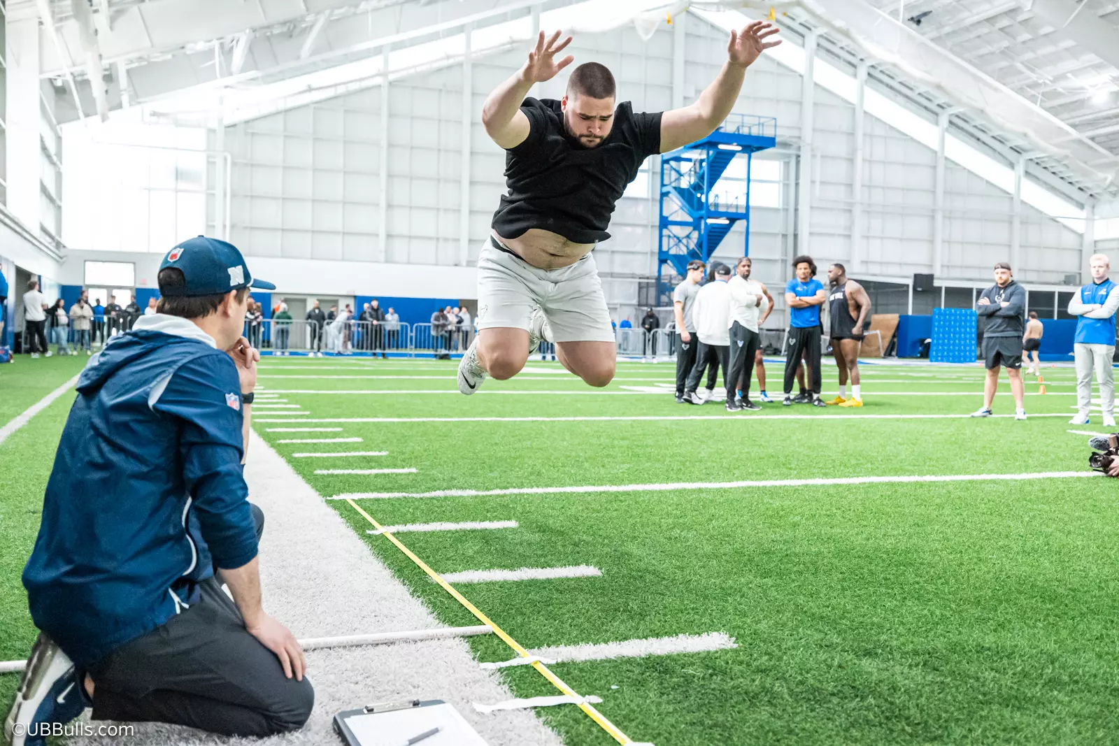 2025 UB Football NFL PRO DAY at Murchie Fieldhouse