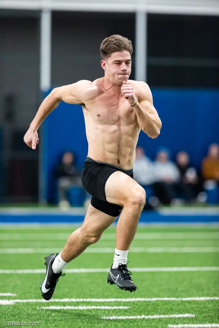 2025 UB Football NFL PRO DAY at Murchie Fieldhouse