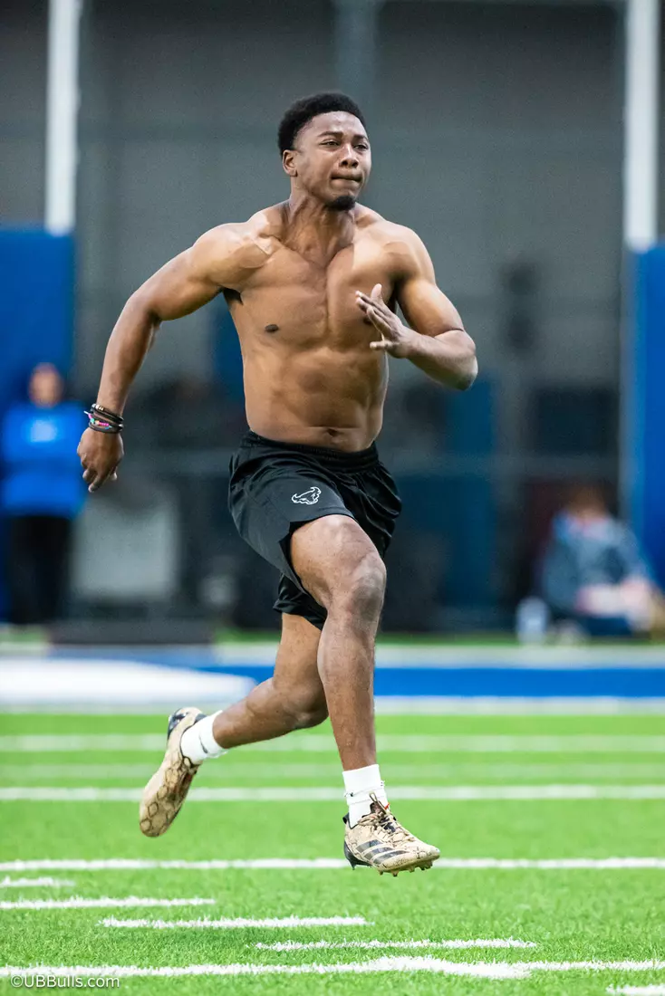 2025 UB Football NFL PRO DAY at Murchie Fieldhouse