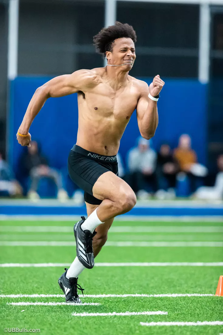 2025 UB Football NFL PRO DAY at Murchie Fieldhouse
