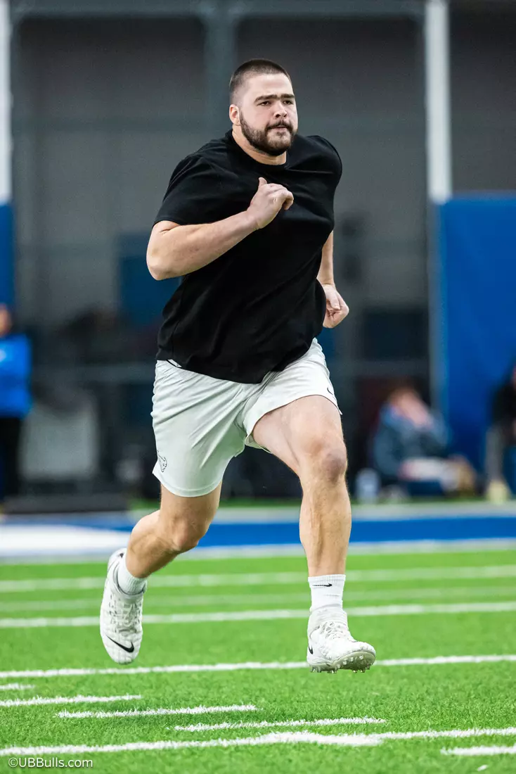 2025 UB Football NFL PRO DAY at Murchie Fieldhouse