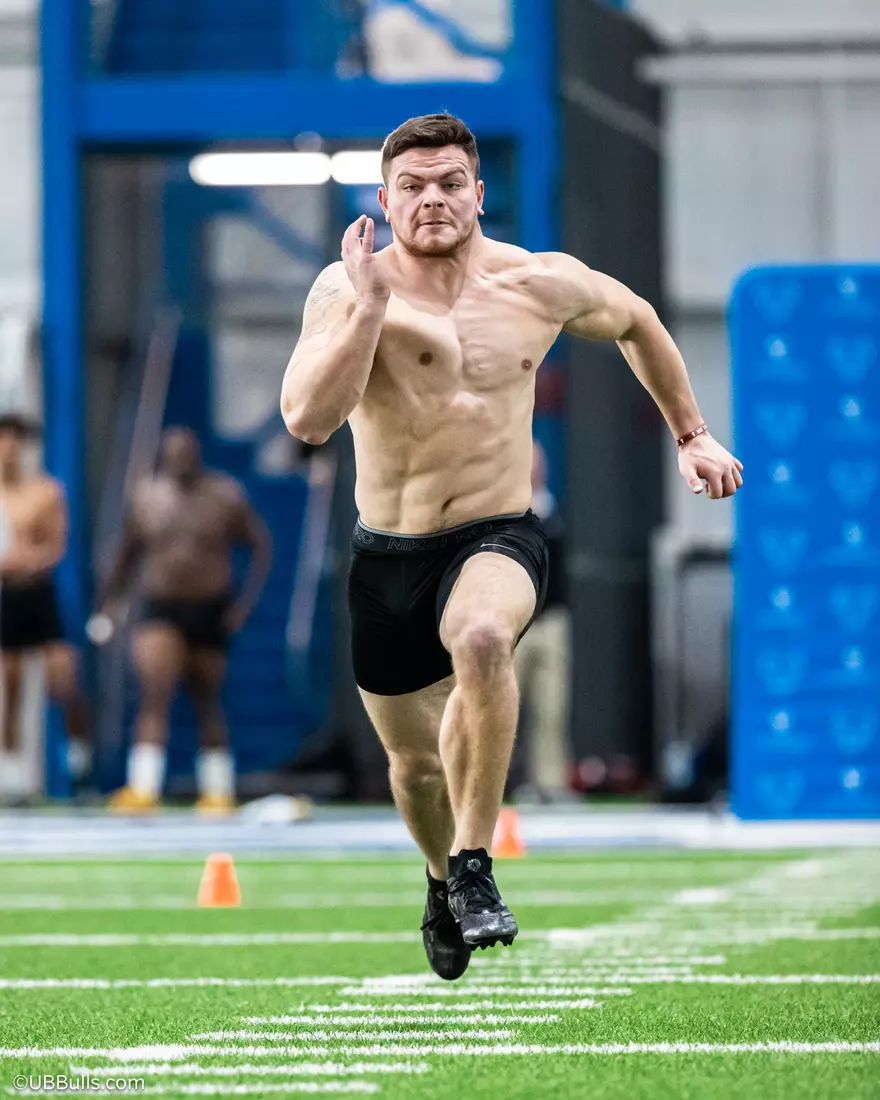 2025 UB Football NFL PRO DAY at Murchie Fieldhouse