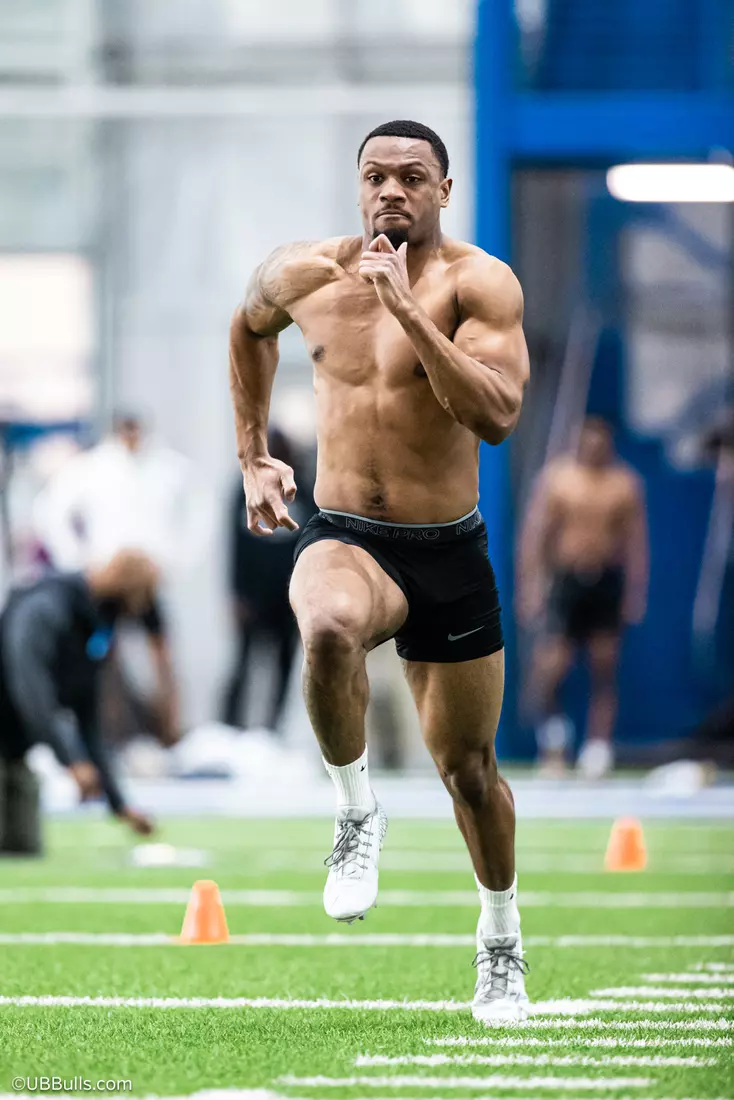 2025 UB Football NFL PRO DAY at Murchie Fieldhouse