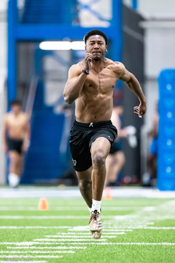 2025 UB Football NFL PRO DAY at Murchie Fieldhouse