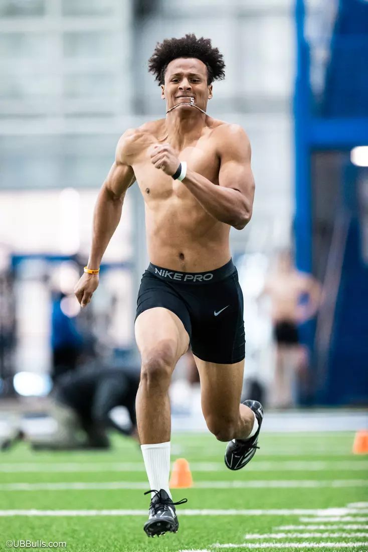 2025 UB Football NFL PRO DAY at Murchie Fieldhouse