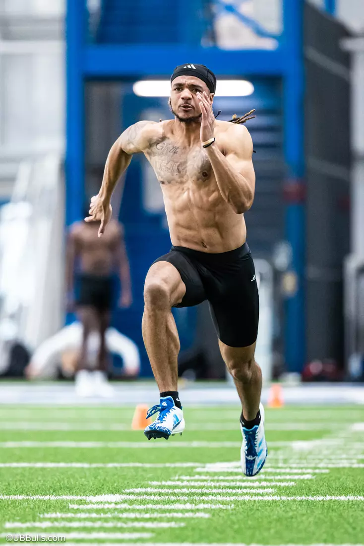 2025 UB Football NFL PRO DAY at Murchie Fieldhouse
