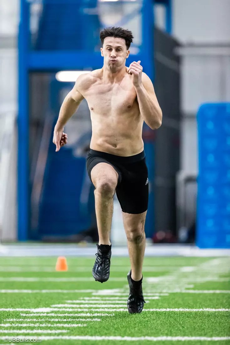 2025 UB Football NFL PRO DAY at Murchie Fieldhouse