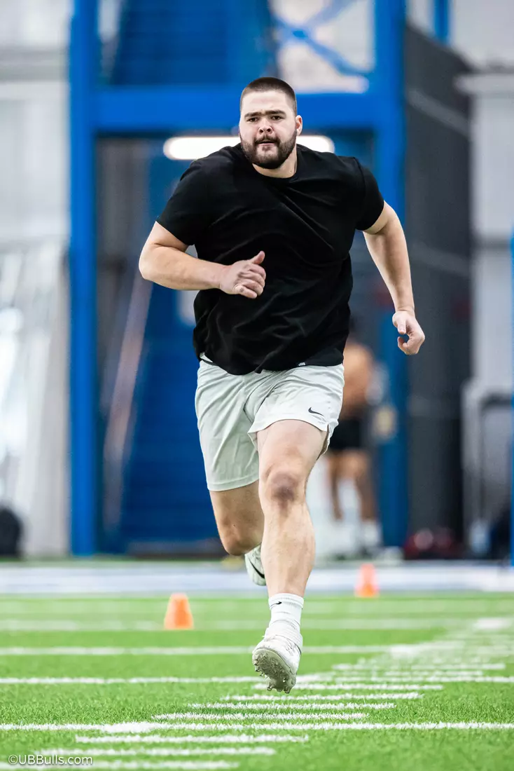 2025 UB Football NFL PRO DAY at Murchie Fieldhouse