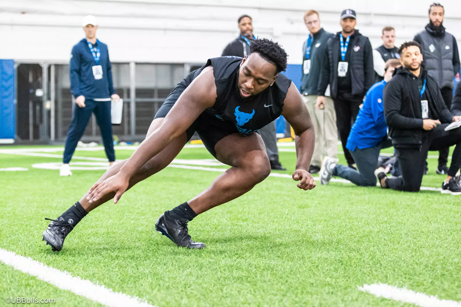 2025 UB Football NFL PRO DAY at Murchie Fieldhouse