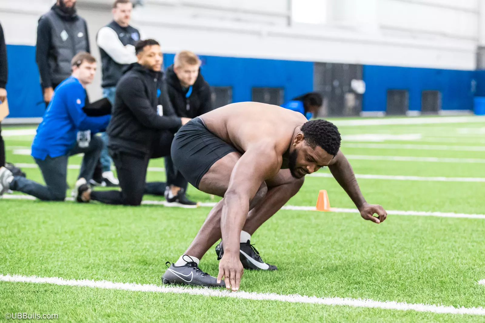 2025 UB Football NFL PRO DAY at Murchie Fieldhouse