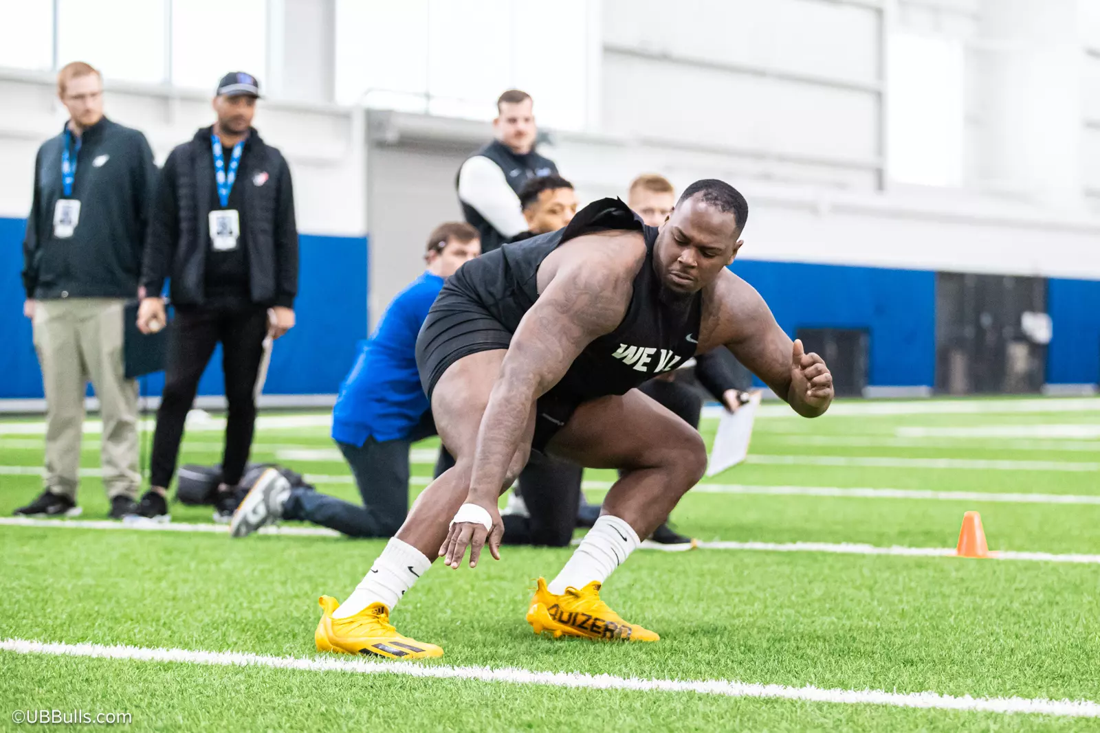 2025 UB Football NFL PRO DAY at Murchie Fieldhouse