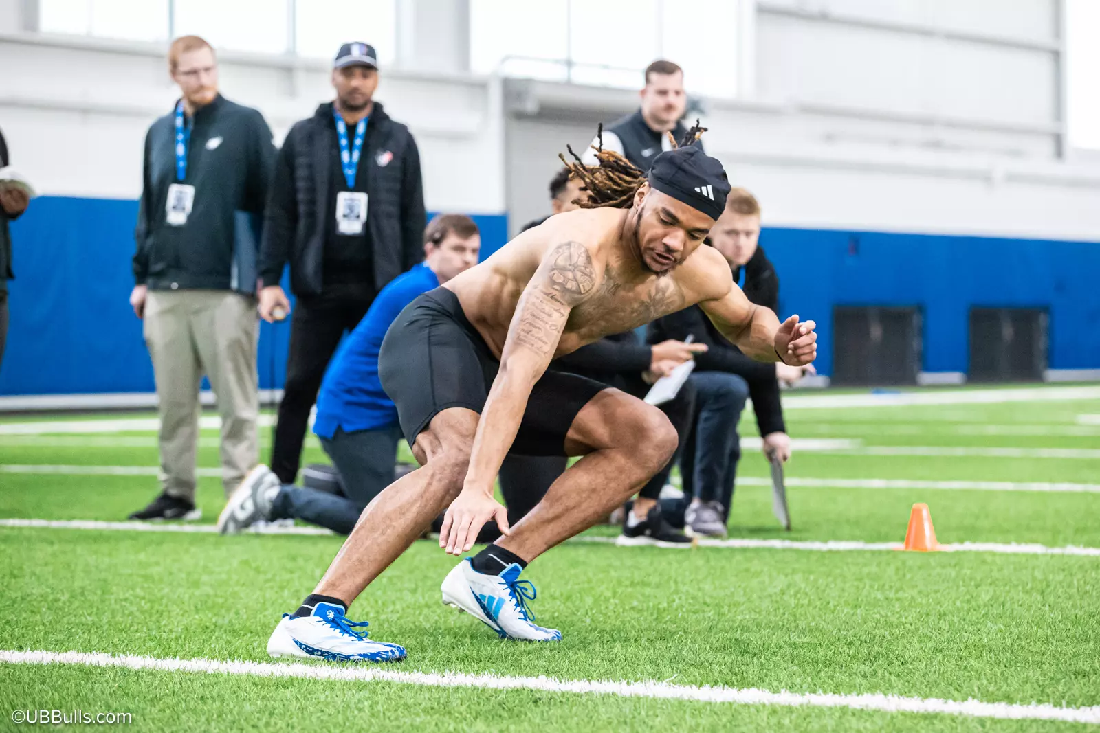 2025 UB Football NFL PRO DAY at Murchie Fieldhouse