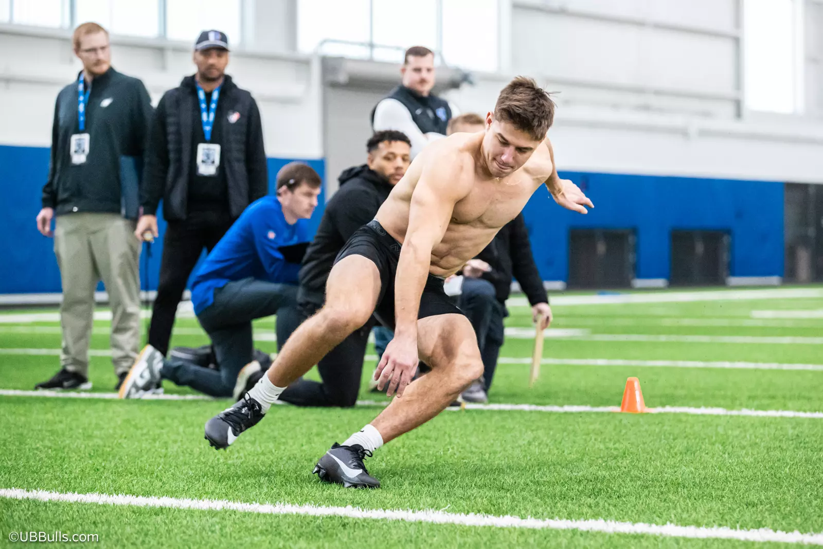 2025 UB Football NFL PRO DAY at Murchie Fieldhouse