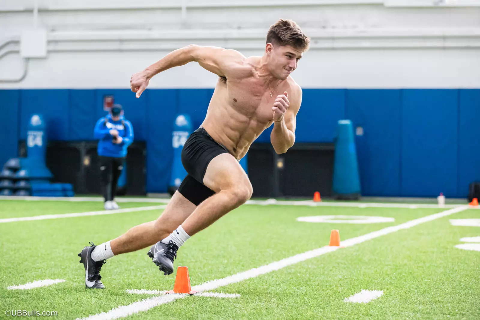 2025 UB Football NFL PRO DAY at Murchie Fieldhouse