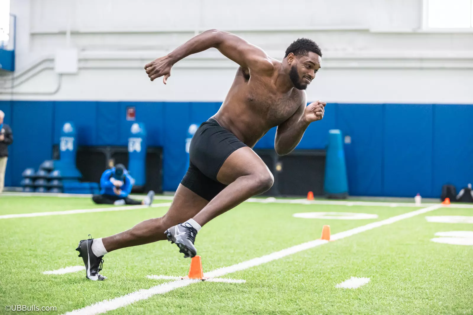 2025 UB Football NFL PRO DAY at Murchie Fieldhouse