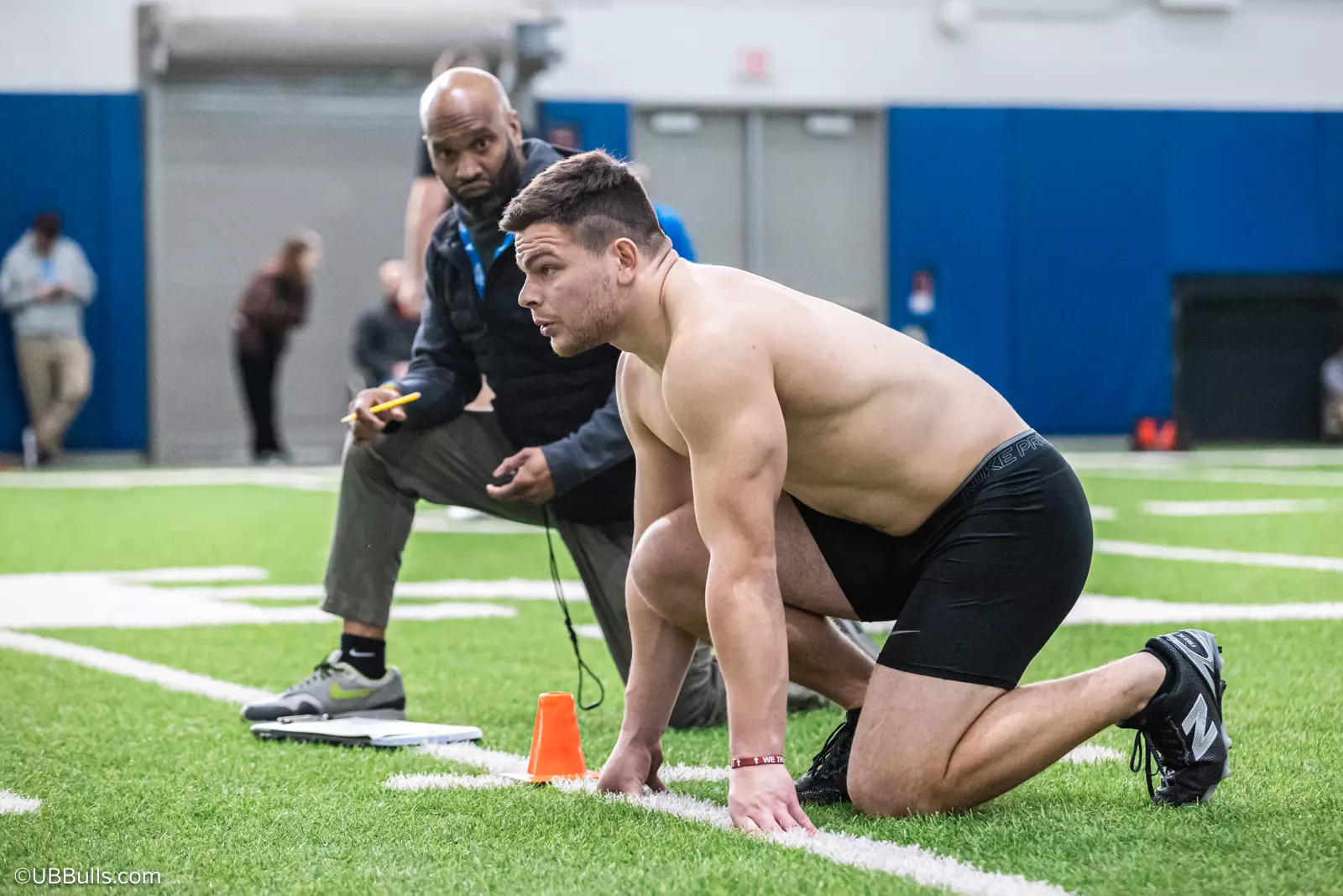 2025 UB Football NFL PRO DAY at Murchie Fieldhouse