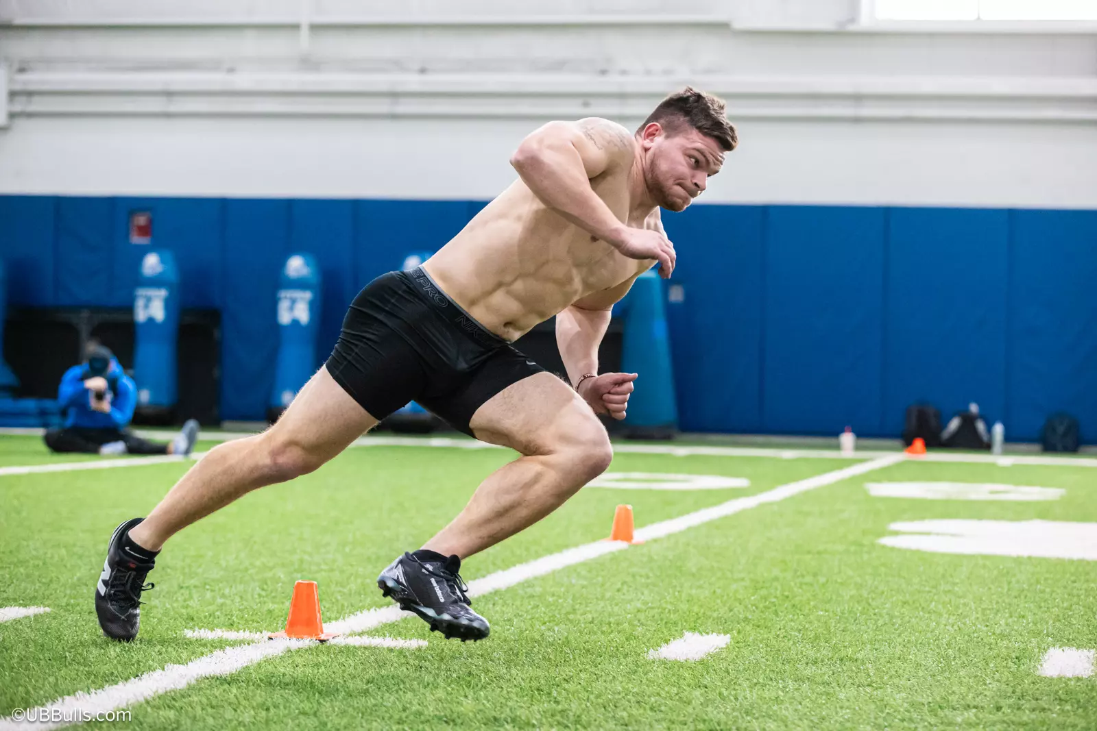 2025 UB Football NFL PRO DAY at Murchie Fieldhouse