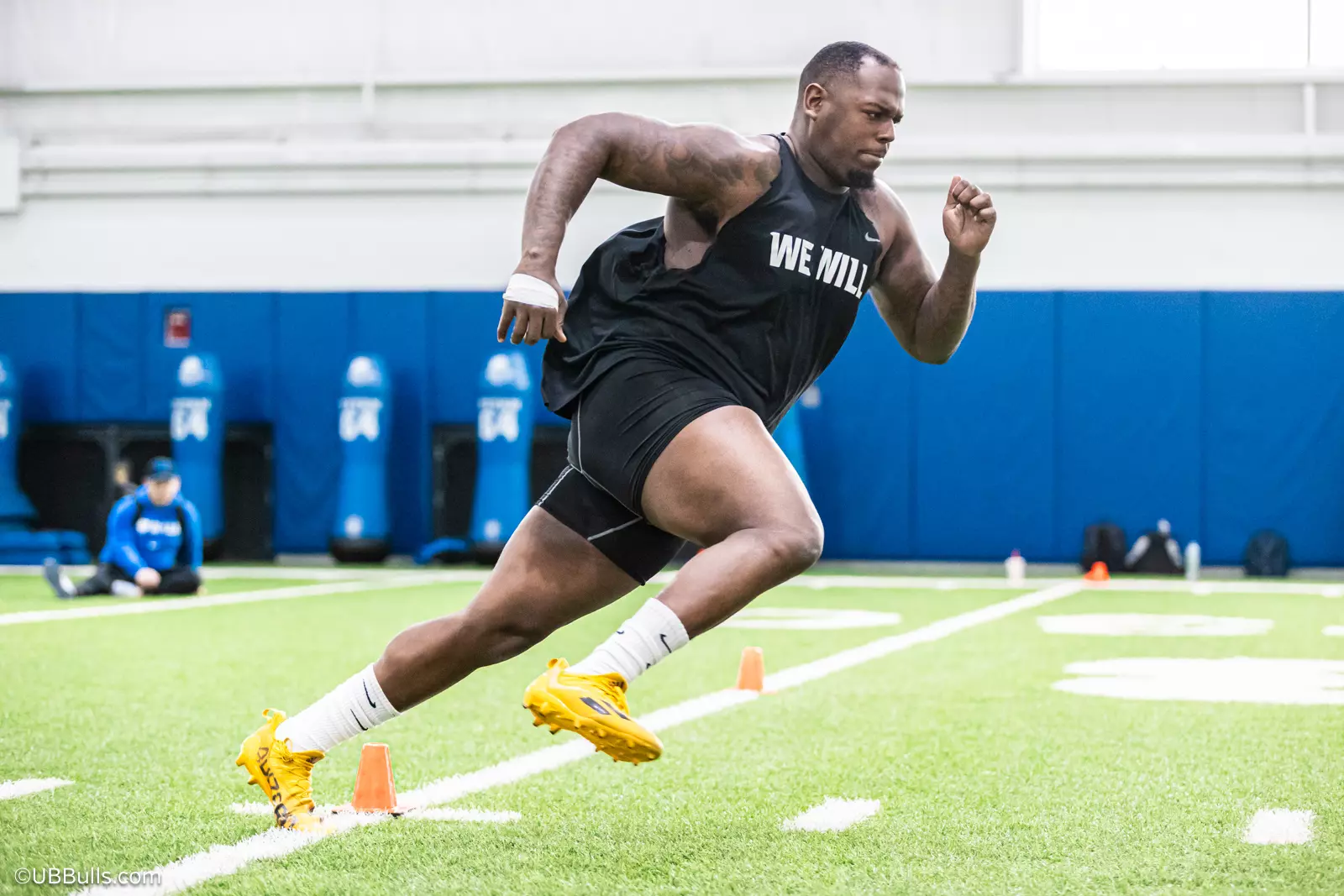 2025 UB Football NFL PRO DAY at Murchie Fieldhouse