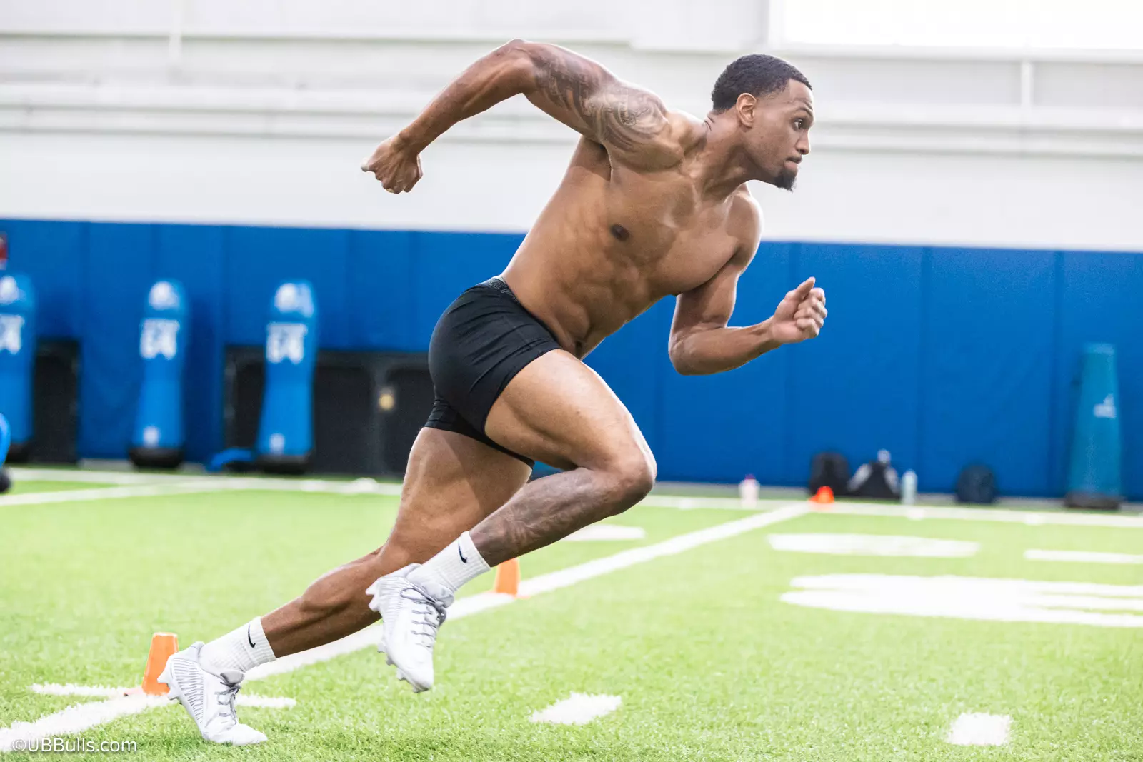 2025 UB Football NFL PRO DAY at Murchie Fieldhouse