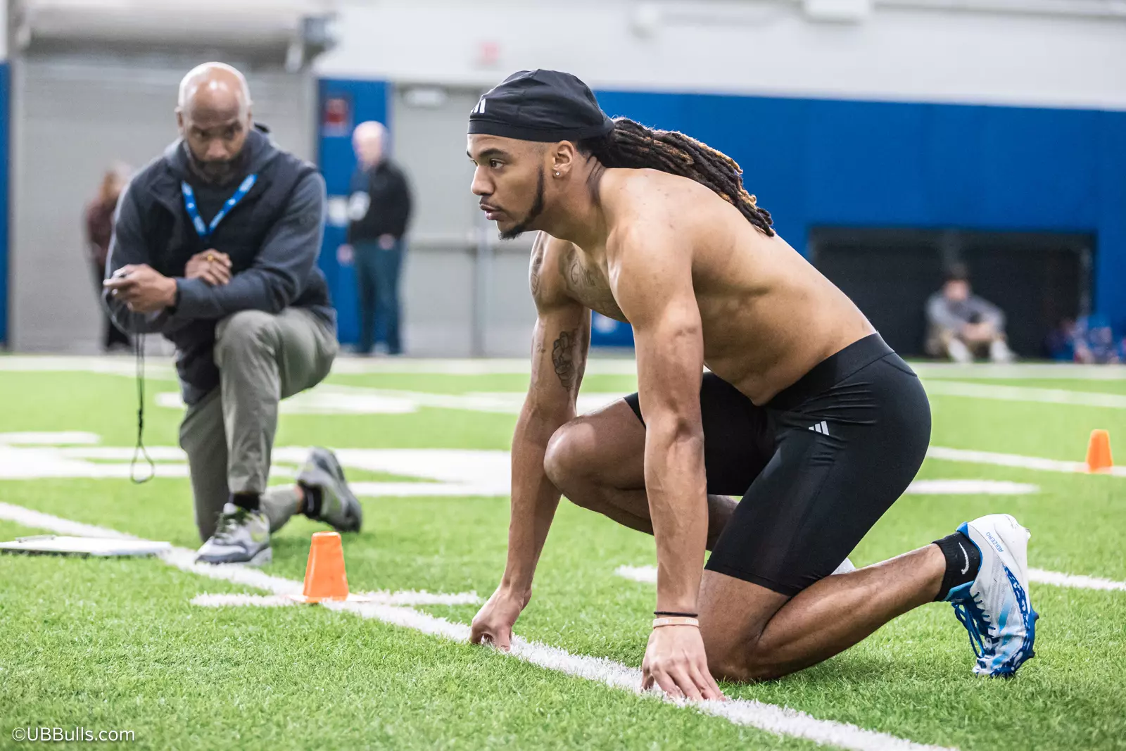 2025 UB Football NFL PRO DAY at Murchie Fieldhouse