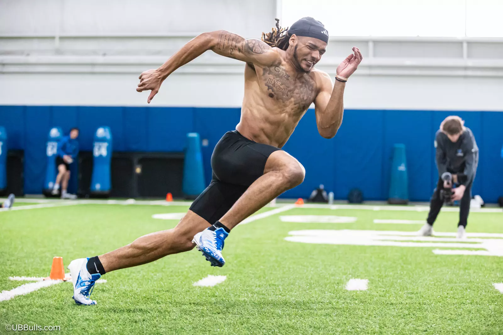 2025 UB Football NFL PRO DAY at Murchie Fieldhouse