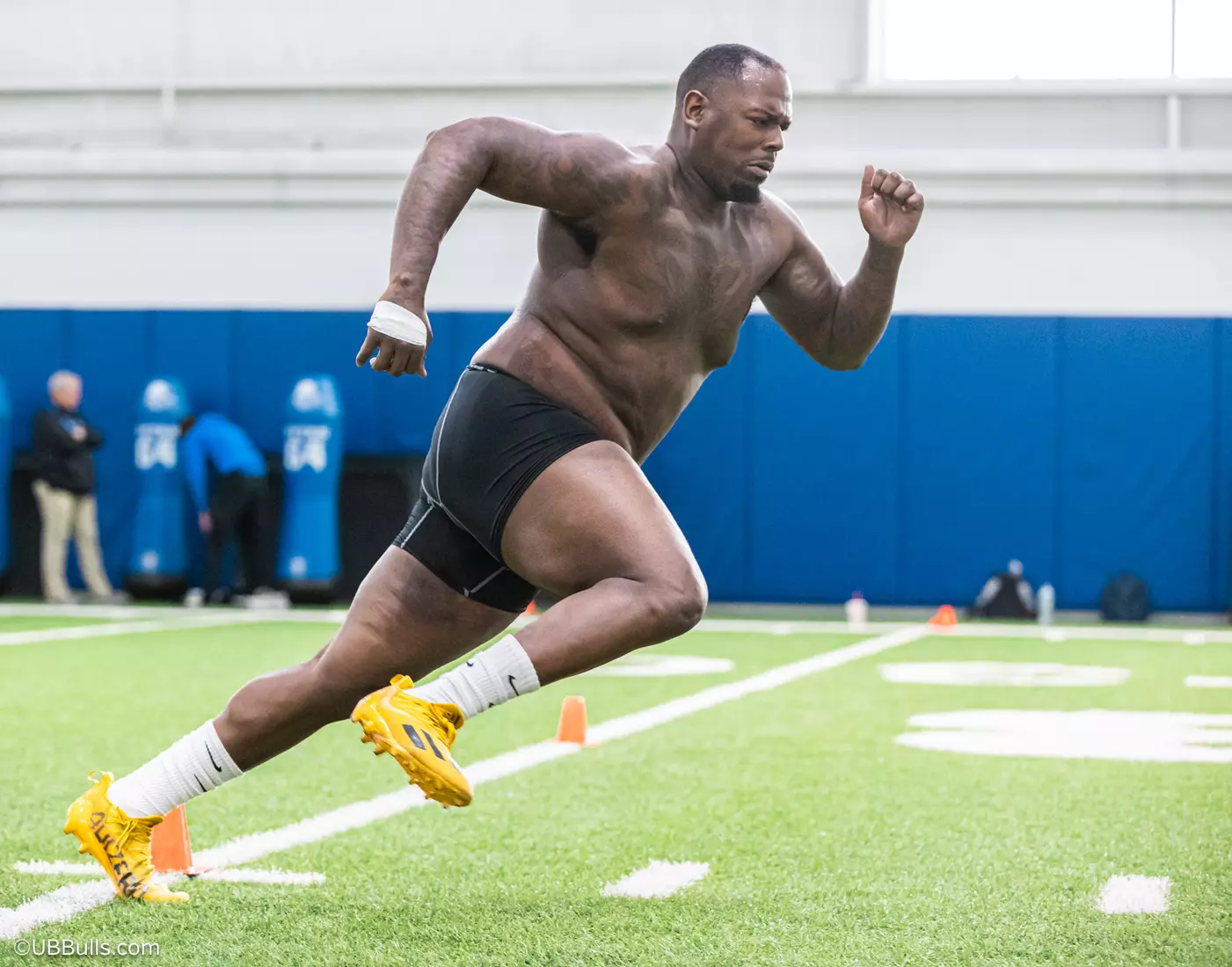 2025 UB Football NFL PRO DAY at Murchie Fieldhouse