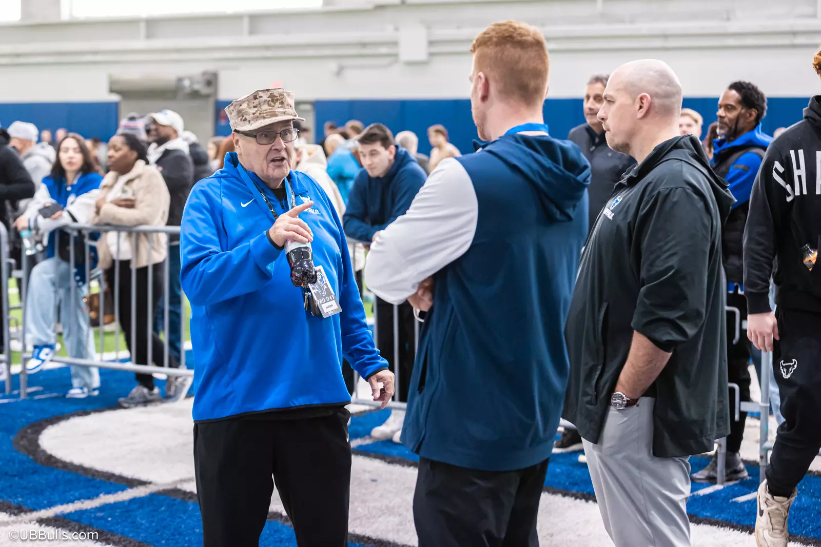 2025 UB Football NFL PRO DAY at Murchie Fieldhouse