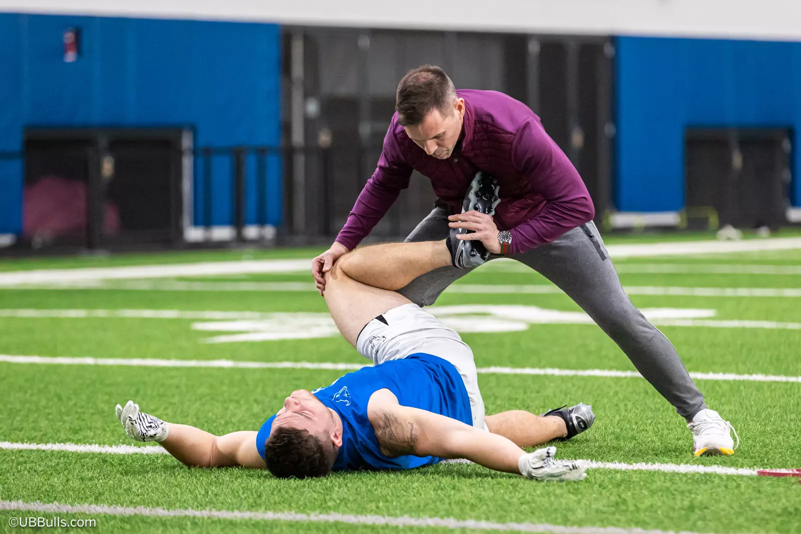 2025 UB Football NFL PRO DAY at Murchie Fieldhouse