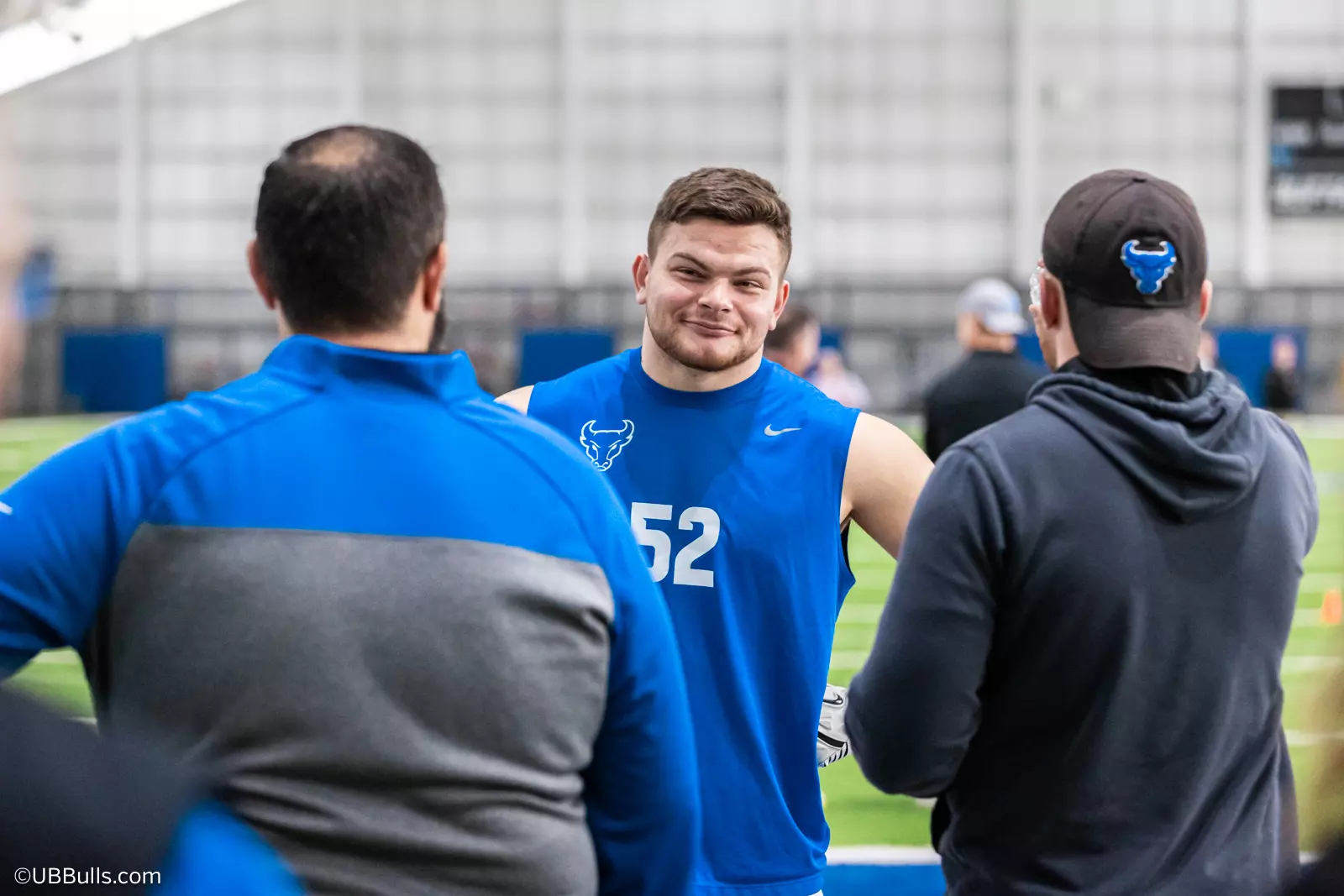 2025 UB Football NFL PRO DAY at Murchie Fieldhouse
