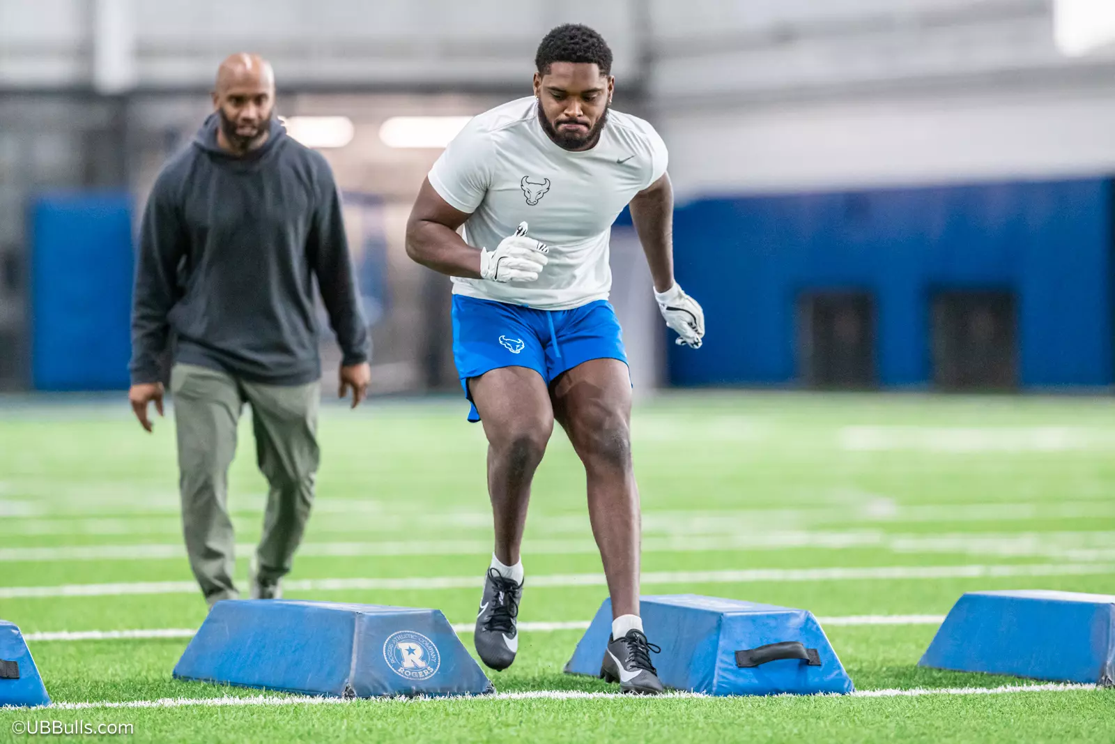 2025 UB Football NFL PRO DAY at Murchie Fieldhouse