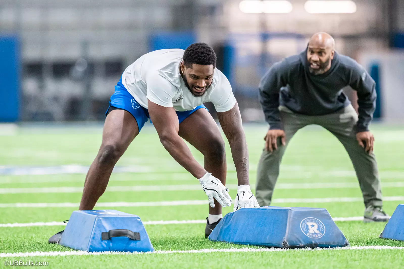 2025 UB Football NFL PRO DAY at Murchie Fieldhouse