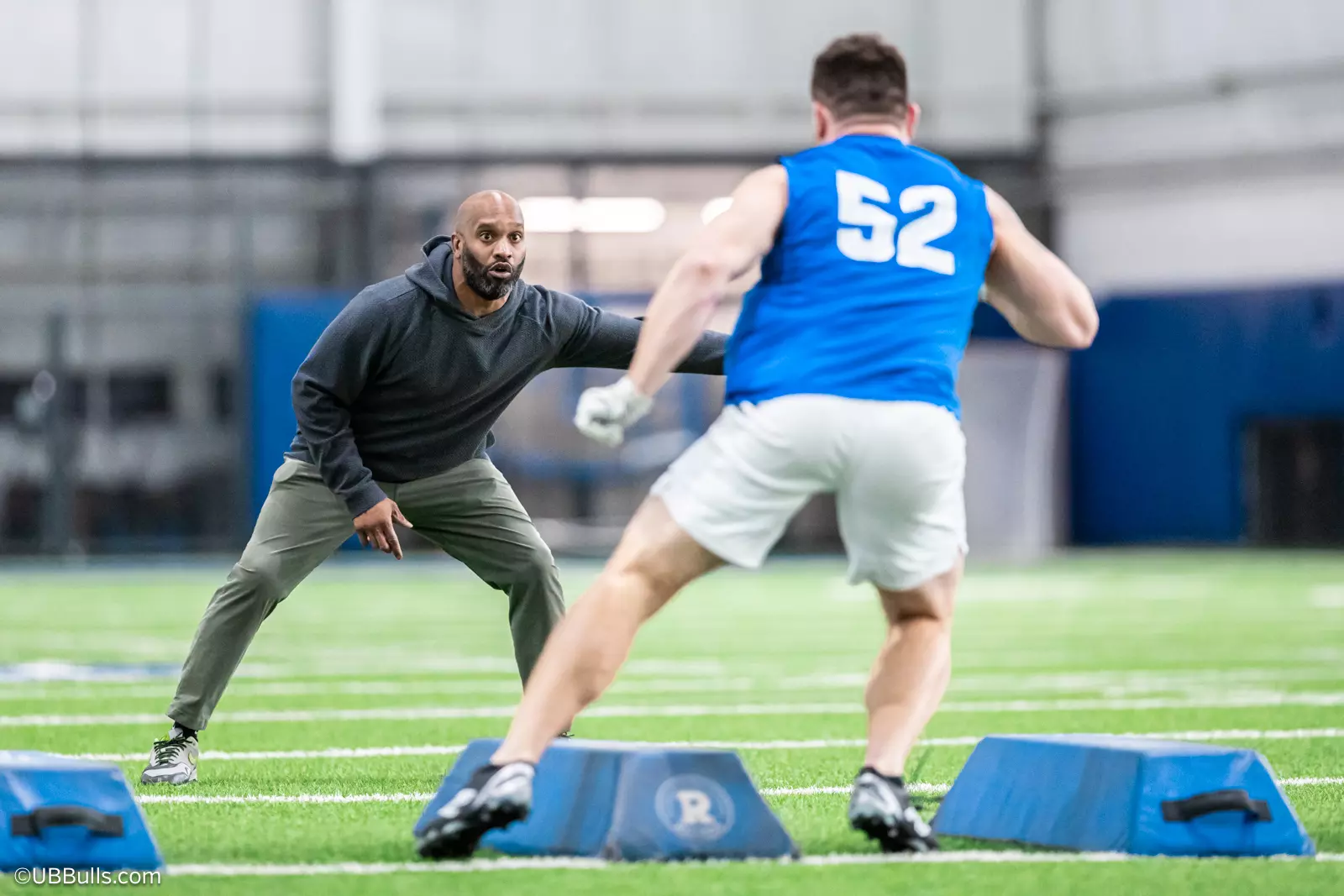 2025 UB Football NFL PRO DAY at Murchie Fieldhouse